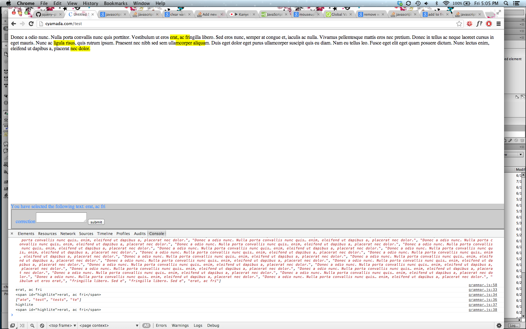 Chrome Extension Project